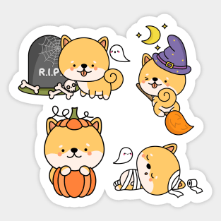 Halloween Dog Sticker